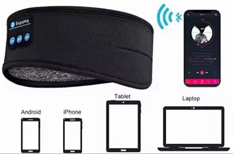 Ecouteur Bluetooth sans Fil-Bandeau révolutionnaire qui allie confort et musique !